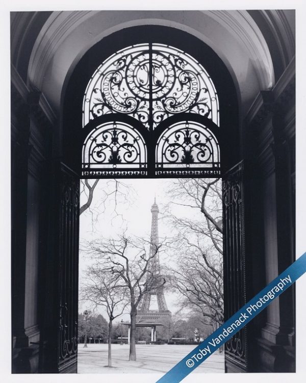 Filigree Iron Gate, Eiffel Tower, Paris, 1995